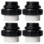 4 Pack Hi-temp Union Pool Pump 2" Mpt X Slip Pvc For Intelliflo Whisperflo. Fixed Price $32.99.