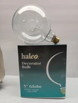 5" Globe Halco 100G40/CL Clear Bulb 120V 100W Medium E26 Base Dimmable. Fixed Price $7.00.