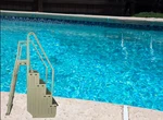 Confer Above-ground Swimming Pool Step & Ladder Entry System (choose Color). Fixed Price $499.99.