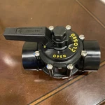 Praher Plastics Canada Ltd OV2-2010 2-WAY Diverter Valve, Slip (2" Id, 2.5" Od). Fixed Price $35.00.