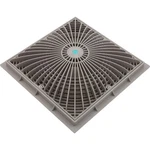 Main Drain Cover, Aquastar Moflow, 12" Square, W/fr, Lt Gry, Vgb : 12MF103. Fixed Price $78.81.