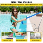 Pool 48X36 Railing 304 Stainless Steel 250LBS Load Capacity Silver Ru. Fixed Price $278.74.