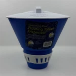 Swimming Pool Floating Tablet Dispenser Jed Blue White 1 Or 3 Tabs. Fixed Price $5.99.