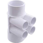 Waterway Plastics 672-4200 4-PORT Manifold, 3/4" Slip, Flow-through, 2" X. Fixed Price $15.95.