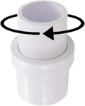 1/2" Pool Hose Swivel Connector Adapter For Manual Vacuum Head. Fixed Price $7.79.