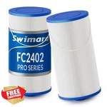 Swimara 2PK Spa Filter 303279 FC-2402 Lifesmart Freeflow Hot Tub 1.5" Mpt. Fixed Price $55.99.