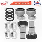 Pool Hose Adapter Type A/b For Intex, Pump With Clamps Gaskets. Fixed Price $22.29.