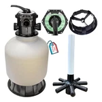 Hydrotools By Swimline 16 Inch Sand Filter Combo W/ Stand, 100 Pound Capacity. Fixed Price $229.99.
