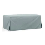Sunset Trading Newport 44" Fabric Slipcovered Ottoman Ocean Blue. Fixed Price $742.80.
