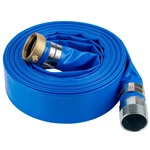 Heavy Duty 2"X50' Blue Pvc Pool Backwash Discharge Hose W/ Npt Fittings. Fixed Price $81.59.
