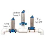 Rola-chem 570341S Flowmeter 1.5" Pvc Side Mount. Fixed Price $65.88.