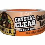(6)-GORILLA 1.88 In. X 18 Yd. Crystal Clear Duct Tape, 6060002. Fixed Price $71.49.
