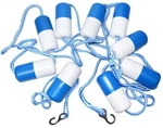 Atie 20' Swimming Pool Safety Divider Rope And Float Line Ft, Blue/white. Fixed Price $44.10.