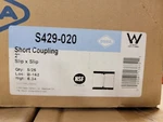 Dura 429-020 1" Slip SCH40 Pvc Coupling (box Of 25). Fixed Price $50.00.