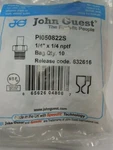 John Guest Acetal Copolymer Stem Adapter Gray 1/4" Nptf PI050822S - 10 Pack. Fixed Price $10.00.