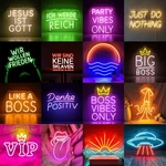 Neon Led Sign Usb Wall Decor Lamp Gaming Setup Streamer Lighting. Fixed Price $82.43.