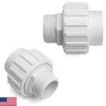 Xtremepowerus Pvc 1.5" Slip Union Socket Joint Adapter For Pool Pump (2-PACK). Fixed Price $40.90.