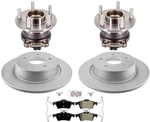 Rear Wheel Hub Bearings Rotors & Brake Pads Ford Transit Connect 2014-2018. Fixed Price $307.00.