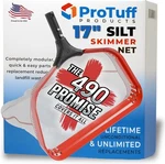 Protuff 17" Net Pool Skimmer 490 Promise Silt, Red. Fixed Price $78.90.