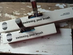 Pentair R111646 + R111626 Aluminum Pool Algae Brushes #718 18" #709 9" (2 Lot). Fixed Price $76.83.