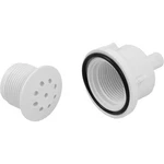 Air Injector, Ww, Top Flo, 3/8"B, Straight Body, White : 670-2290. Fixed Price $6.57.