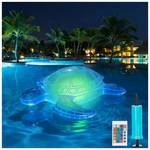 26.5" Solar Powered Rgb Pool Lights - 16 Colors Led Animal Shaped Light, IP68.... Fixed Price $48.07.
