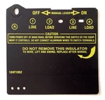 Intermatic Swimming Pool Timer Clock Cover Insulator, Black Part 124T1952. Fixed Price $9.90.