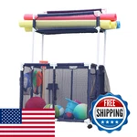 Essentially Yours Pool Storage Equipment Organizer Holder - Noodles Toys Balls. Fixed Price $104.58.