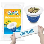 Pool Skimmer Socks 40 Pack Ultra Fine Mesh Filter Cleaning WGU3004 Wxfana Screen. Fixed Price $20.00.