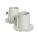 Blue Wave NE1228PR Aluminum Deck Flanges For Above Ground Pool Ladder, Pair. Fixed Price $41.19.