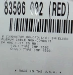 Belden Wire 83506 24/6C Fep/fep Multi-shield Control Cable 200C Cmp Red /10FT. Fixed Price $99.99.
