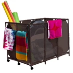 Pool Noodles Holder, Toys, Floats, Balls And Equipment Mesh Rolling St.... Fixed Price $78.97.