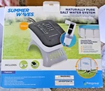Summer Waves Salt Water System For Above Ground Pools W/ Touch Led Display. Fixed Price $159.99.