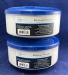 Mainstays 7" Swimming Pool Blue & White Collapsible Floating Dispenser (2 Pack). Fixed Price $9.97.