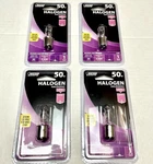 Lot Of 4 Feit Electric Halogen BA15D 50W 120V Bayonet Base Bulbs New Sealed. Fixed Price $17.95.