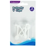 Pool Central 3 Ez Quick Snap Replacement Butterfly Clips Pole Attachments. Fixed Price $11.49.
