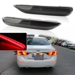 Smoked Lens Led Brake Lights W/sequential Turn Signal For Infiniti Q50 Qx Nissan. Fixed Price $28.99.