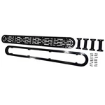 Channel Drain Cover, Aquastar, 32" Anti-entrap, W/frame, Blk. Fixed Price $175.10.