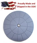 Grey Pool Debris Canister Deck Lid 9 1/8" Inch Skimmer Valve Replacement. Fixed Price $15.99.