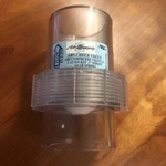 Air Supply Of The Future Check Valve 1/4# Spring Style Clear Unionized 112500. Fixed Price $27.67.