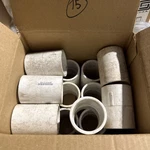 Lot Of 15 Lasco 1-1/4 Pvc Couplings Slip X Sch 40 Plumbing Fittings. Fixed Price $29.99.