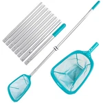 Telescopic Pool Skimmer Net With Aluminum Pole - 8 Sections. Fixed Price $49.59.