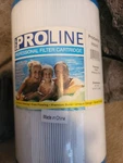 Filter Cartridge, Proline, Diameter: 6", Length: 9-1/4", Top: Handle, Bottom: 2". Fixed Price $25.00.