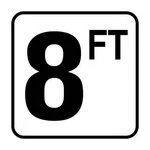 Inlays V620080 With Ft 6" X Vinyl 4" Numbers Stickon. Fixed Price $21.32.