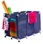Mesh Pool Bin Storage Organizer Cart For Toys And Accessories Size Free Ship. Fixed Price $38.24.