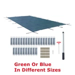 Inground Pool Cover Safety Fits Rectangle Swimming Mesh Solid. Fixed Price $201.45.