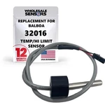 Balboa 32016 Replacement Temp/hi Limit Sensor, 24" Cable, 1/4" Bulb, 2-PIN. Fixed Price $21.99.
