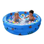 Inflatable Round Baby Swimming Pool 48" X 11", Portable Kiddie Paddling .... Fixed Price $30.75.
