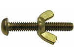 Lot Of Pentair R221156 155 Brass Bolt And Wing Nut For Crook Pole Tool. Fixed Price $13.99.