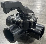 Waterway 1.5" Truseal 3-WAY Diverter Valve 600-7200-CPVC. Fixed Price $36.00.